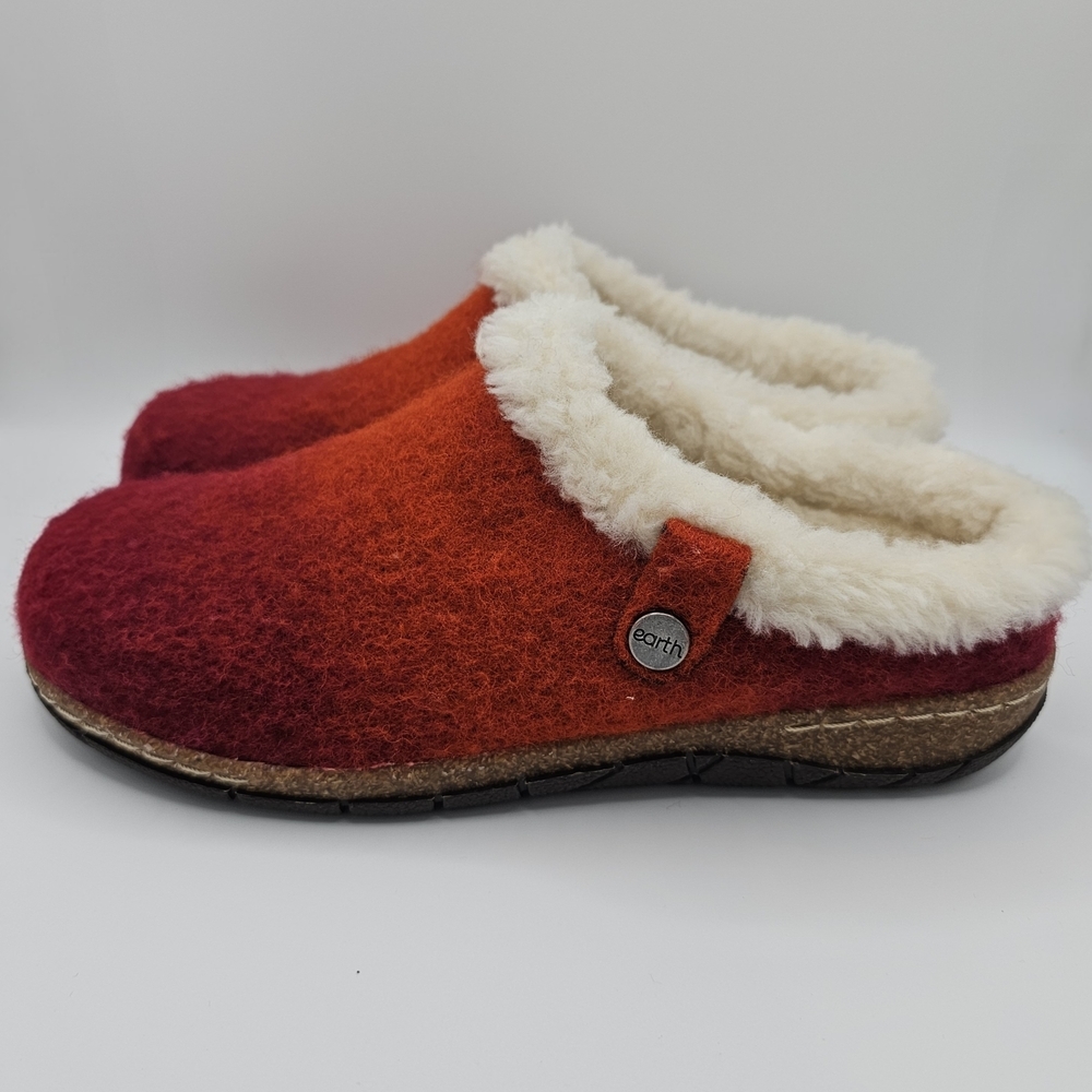 NWT Earth Origins Red and Orange Mules - Picture 4 of 4